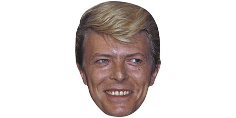 David Bowie Celebrity Mask 1977 Card Face And Fancy Dress Mask