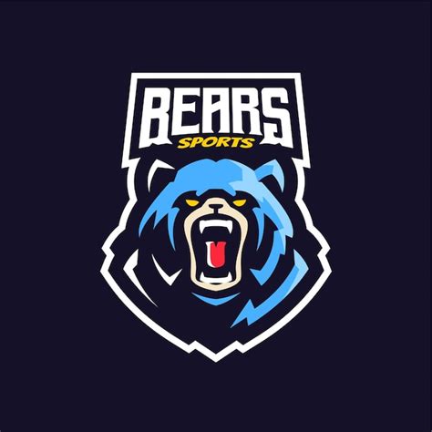Premium Vector Bear Sport Athletic Mascot Logo Template