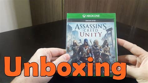 Assassin S Creed Unity Xbox One Unboxing Youtube