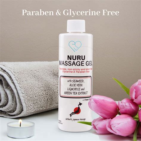 Nuru Massage Gel 845 Oz With Aloe Vera Seaweed Liquorice Green Tea And B5 794712313625 Ebay