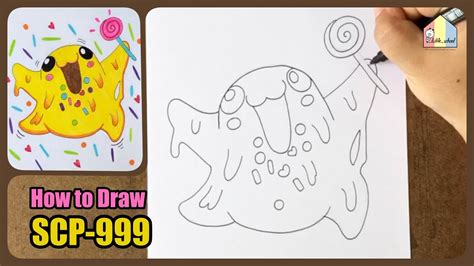 How To Draw Scp 999 Easy สอนวาดรูปเยลลี่มูสน่ารักๆ สอนวาดรูป Scp แบบ