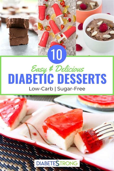 4 low carb & low sugar treats for diabetics. 10 Easy Diabetic Desserts (Low-Carb) in 2020 | Diabetic friendly desserts, Diabetic desserts ...