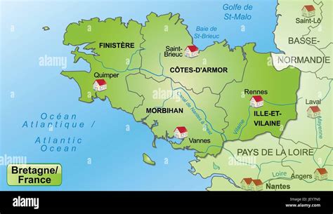 Map Of Brittany
