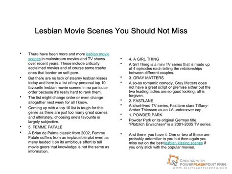 Ppt Lesbian Film Scenes Not To Be Missed Powerpoint Presentation Free Download Id11894