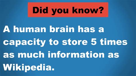 Did You Know - Fun Facts And Figures - YouTube