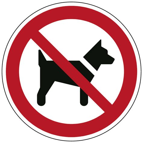 Dieren verboden pictogram kopen? - ARBOwinkel.nl