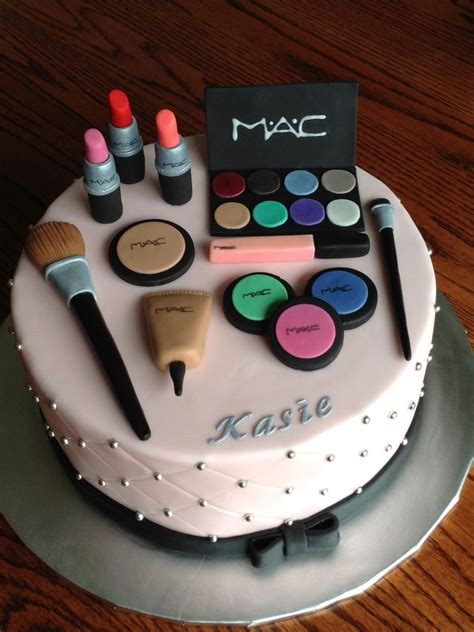 Makeup Birthday Cake Makeup Cake On Cake Central Birthday Cake For Women Pinterest Makeup