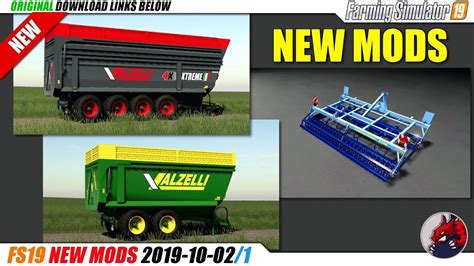 Fs19 New Mods 2019 10 021 Review Youtube