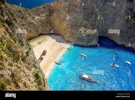 Navagio Beach Shipwreck Beach Zakynthos Island Greece The Most