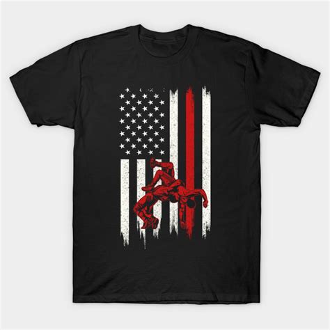 wrestling shirt american flag wrestling t shirt teepublic