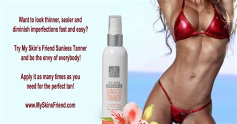 Glowing Skin With Organic Sunless Tanner