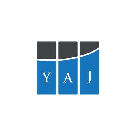 Yaj Letter Logo Design On White Background Yaj Creative Initials