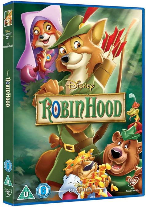 Robin Hood Disney Dvd Free Shipping Over £20 Hmv Store