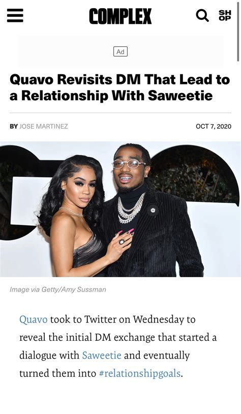💎cock💎gang💎 On Twitter Teenageamor Quavo Was Fucking Both Nicki And Saweetie Back In 2018