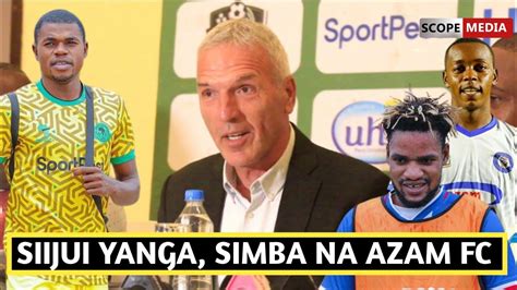 Live Msikie KOCHA Wa SINGIDA Aikataa YANGA SIMBA Na AZAM Atabiri