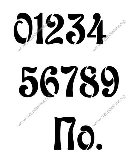 11 Fancy Font Number Block Images Birthday Number Applique Designs