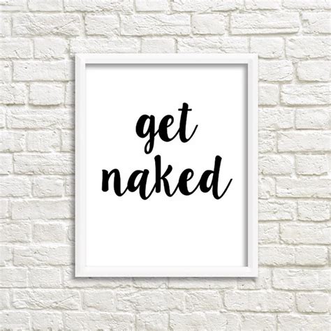 Get Naked Quotes Canvas Art Pop Art By Numbers Picture Posters Wall Art Bathroom Oil Paintings