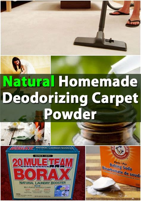 An extra strength carpet deodorizing powder that eliminates pet odors in your home with febreze™ and leaves behind softer & fresher carpets. Natural Homemade Deodorizing Carpet Powder - DIY & Crafts