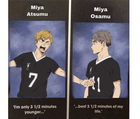 Report Haikyuu Meme Haikyuu Fanart Hinata Miya Atsumu Volleyball
