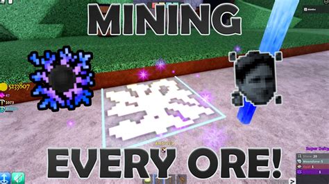 Mining Every Ore In Azure Mines Roblox Excluding Event Ores Youtube