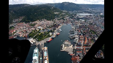 Bergen Chopper Tour Spectacular Aerial Views Of Bergen Norway In Hd