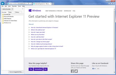 Internet Explorer 1109600 Screenshot Freeware