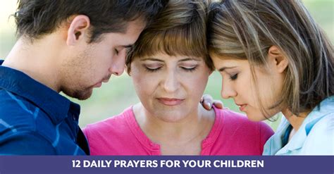 12 Daily Prayers For Your Children Aop Homeschooling
