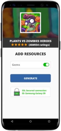 Plants Vs Zombies Heroes Mod Apk Unlimited Gems
