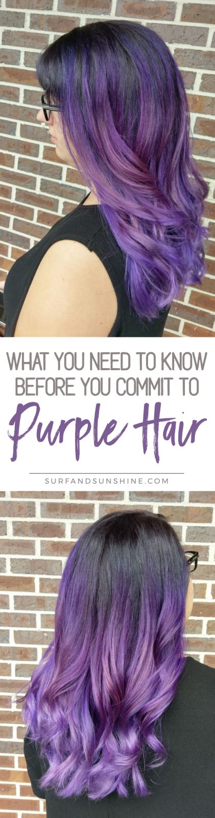 Important Things To Know Before You Dye Your Hair Purple Purple Hair