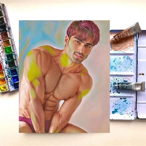 Gay Art Male Nudes Gay Interest Male Figure A Size Etsy