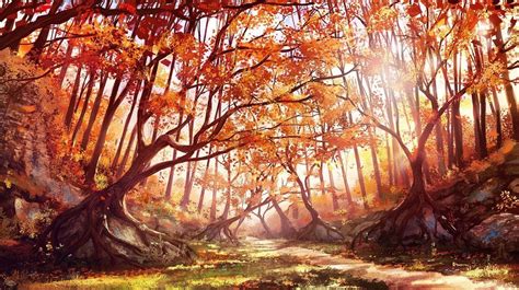 Autumn Forest By Renaud Perochon Autumn Forest Autumn Art Landscape