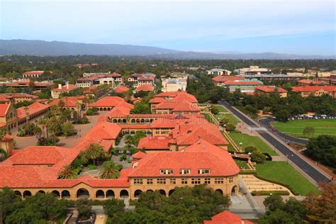 Aerial View Stanford University Campus Editorial Photo Image Of Quad West 42152506