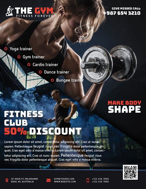 Membership cards should be a reputation improvement, not a detraction. The Gym Fitness Flyer Freebie PSD
