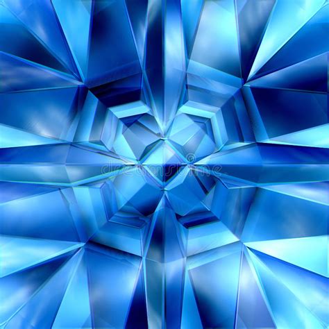 Ice Crystal Abstract Gem Stock Illustration Illustration Of