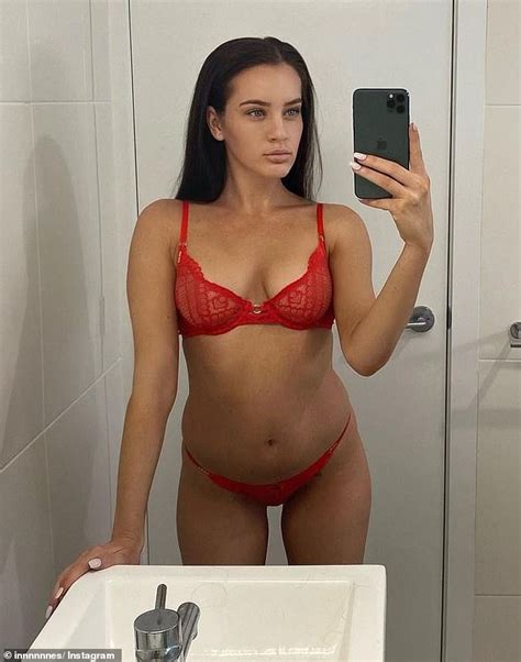 Mafs Onlyfans Star Ines Basic Flaunts Her Wares In Black Lingerie