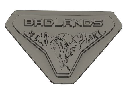 Bronco Badlands Badge Etsy