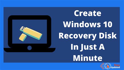 How To Create Windows 10 Recovery Disk In Just A Minute 2020