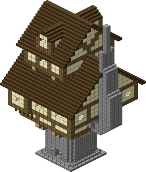 Medieval Village Alchemist House By Spasquini Minecraft Blueprints