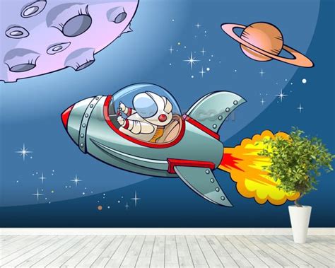 Discover kids' room décor on amazon.com at a great price. Kids Spaceship Wallpaper Wall Mural | Wallsauce UK