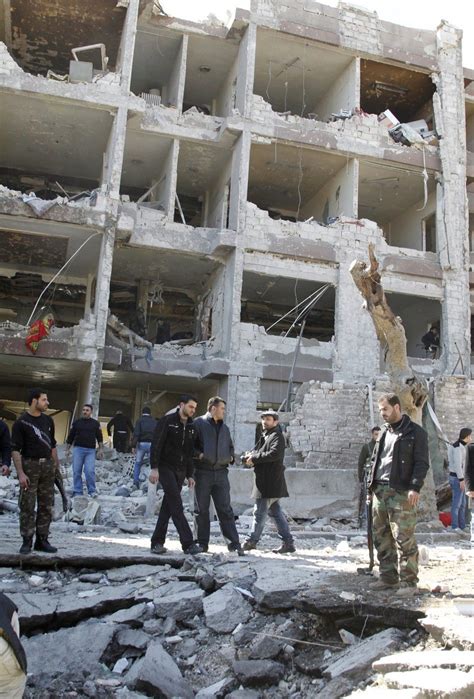 27 Killed As Twin Blasts Rock Syrian Capital Damascus Photos