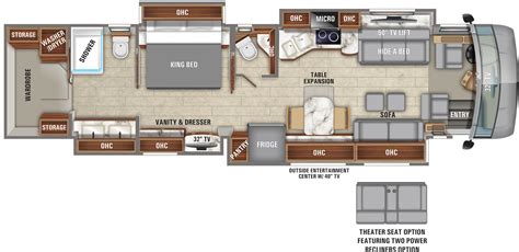 The upper bunk measures 30″x 72″ and the lower bunk measures 31″ x 65″. 2 Bedroom Rv Floor Plans | Floor Matttroy