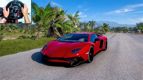 Lamborghini Aventador Sv Forza Horizon 5 Logitech G29 Gameplay