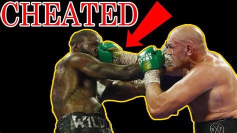 Proof Tyson Fury Cheated During His Victory Against Deontay Wilder