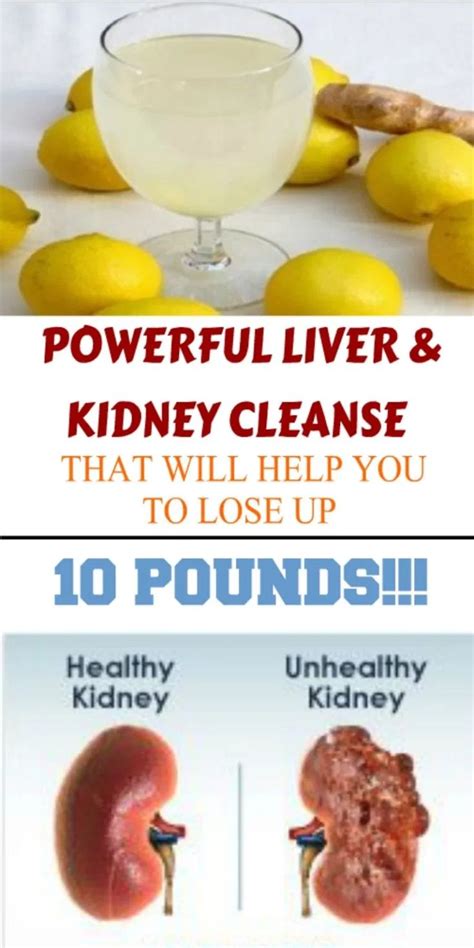 Powerful Liver And Kidney Cleanse That Will Help You To Lose Up 10