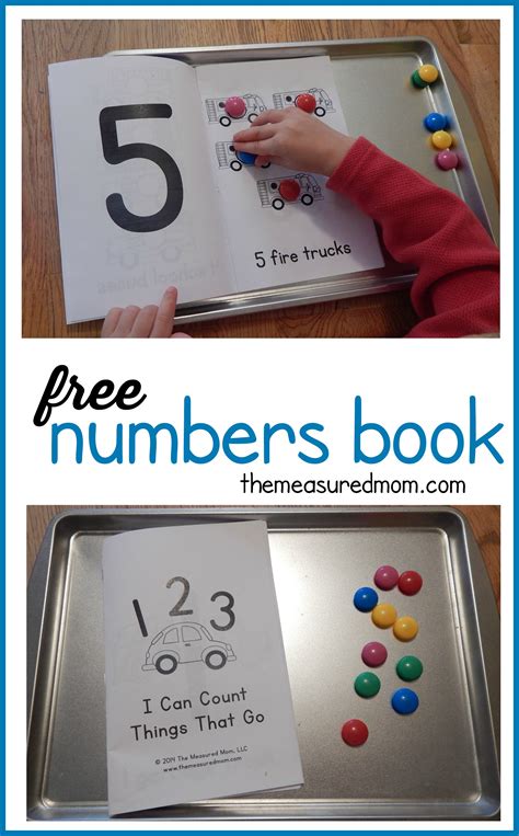 Free numbers book for kids ages 2-5 - The Measured Mom