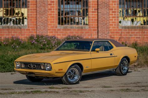 For Sale 1973 Ford Mustang Grande Yellow Gold 351ci V8 3 Speed Auto