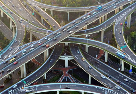 Aerial View Of A Multi Level Stack Interchange Aerial View Flickr