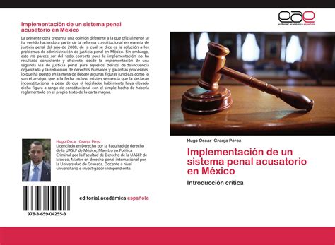 Implementación De Un Sistema Penal Acusatorio En México Librería