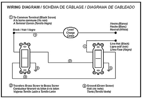Wiring diagram 3 way switch with light at the end in this diagram, the electrical source is at the first switch and the light is located at the end of the circuit. Wiring Diagram Leviton 3 Way Switch Are - Wiring Diagram Schemas