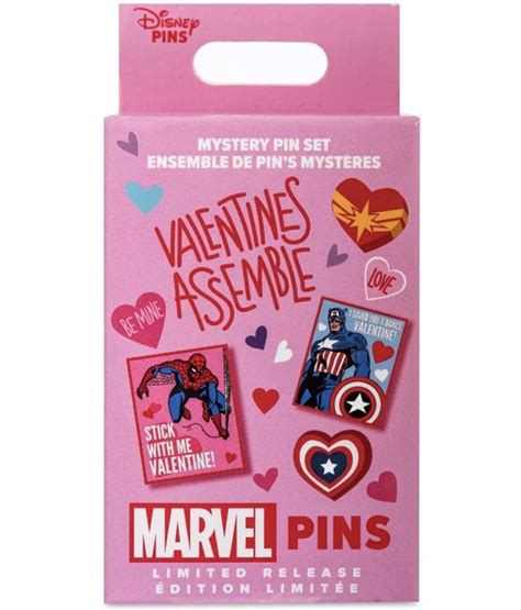 marvel s avengers valentines assemble mystery pin set disney pins blog